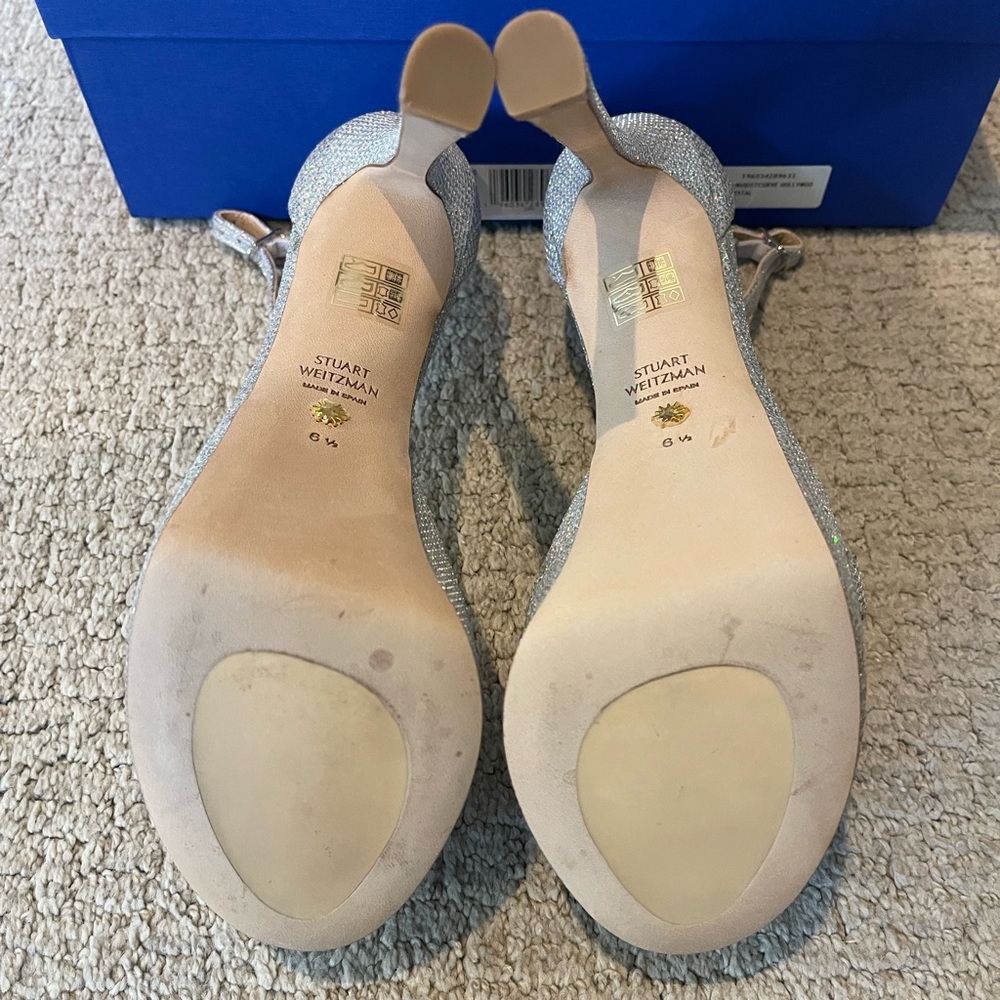 Stuart Weitzman Nudistcurve Platforms - Size 36.5 - image 3